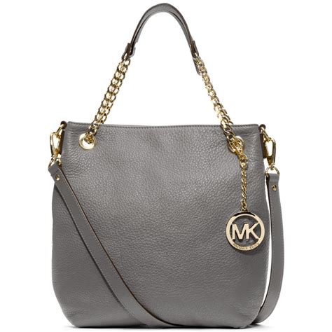 pearl grey michael kors purse|michael kors signature tote gray.